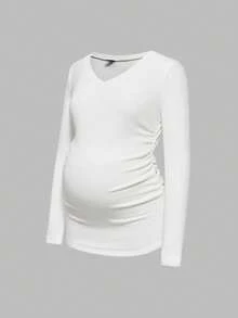 Modmama Fall Clothes,Autumn Clothes,Maternity Autumn/Winter Clothes Maternity Casual Versatile Solid Color Long Sleeve T-Shirt Breastfeeding Shirts Pregnancy Shirts Maternity Shirts Nursing Tops Women Long Sleeve Tops Women Long Sleeve Tops Women Long Sleeve Tops