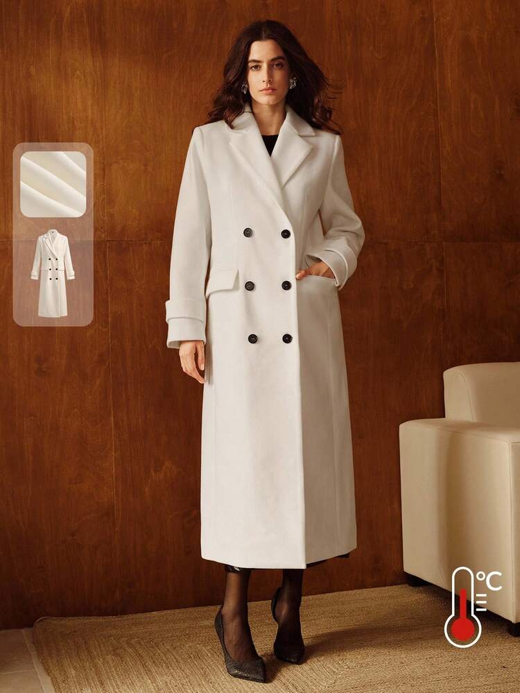 女性用ロングオーバーコート、秋、冬、外出、エレガント、フォーマル、パーティー、シック、新年、冬コート、クリスマス、仕事、卒業式、結婚式に適しています