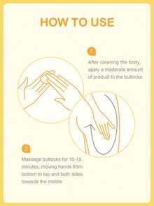 Slow Sunday 美臀紧致霜，滋润身体乳，塑形紧致提拉臀部，抚平肌肤，按摩护理女性私处，舒适冬季风格，适合冬季、Y2K、情人节、斋月、斋月聚会及礼物，派对理想之选 - Booty - 查看 5