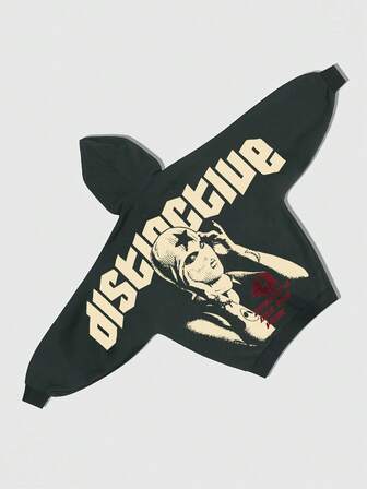 Street Life Felpa con cappuccio a maniche a pipistrello da uomo, adatta per uso quotidiano, primavera/estate