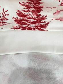 EMERY ROSE New Vintage Santa Claus Plaid Print Long Sleeve Pullover Sweatshirt, Christmas - Multicolor - View 4