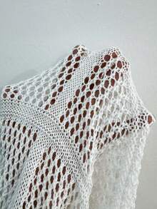 Swim Lushoire 1 Miếng Xu hướng: Cắt giảm Eo dây rút Che quần - trắng - Xem 8