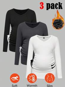 Modmama Fall Clothes,Autumn Clothes,Maternity Autumn/Winter Clothes Maternity Casual Versatile Solid Color Long Sleeve T-Shirt Breastfeeding Shirts Pregnancy Shirts Maternity Shirts Nursing Tops Women Long Sleeve Tops Women Long Sleeve Tops Women Long Sleeve Tops