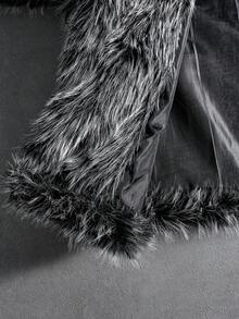 PAVTROS Manfinity Streetrush Men's Street-Style Popular INS Matching Fleece Long Sleeve Jacket,Streetwear,Winter Jacket,Warm, Winter, Christmas,Boy Friend Gifts