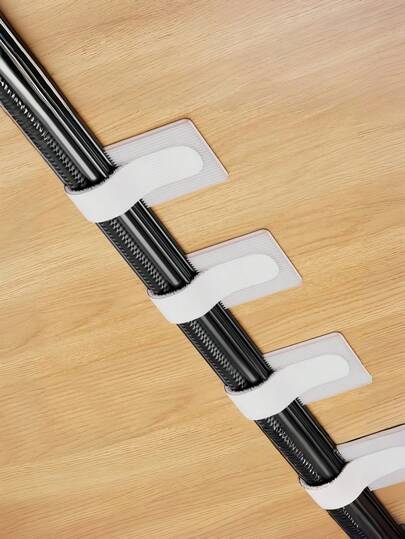 20 piezas de clips de cable de nailon blancos reutilizables y autoadhesivos - Cinta adhesiva resistente para organizar cables, soluciones de almacenamiento perfectas para el hogar, la oficina y el taller de automóviles para mantener los cables ordenados y limpios