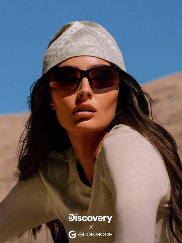 GLOWMODE X Discovery Bring The Heat 50% Wool Warm Chill Cozy Beanie Cap Hiking Running Workout Outdoor Autumn Winter Daily Casual