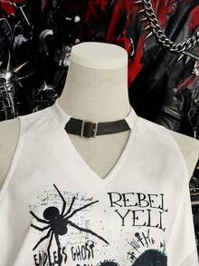 Rina Fox Moletom Feminino Casual, Solto e Versátil, Ombro Caído