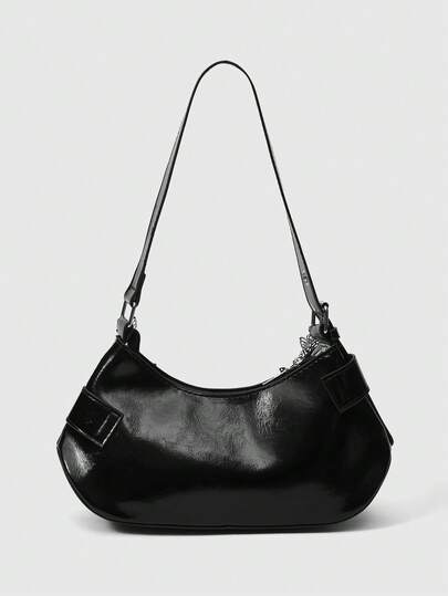 Grunge Punk Butterfly Double-Layer Chain Armpit Bag