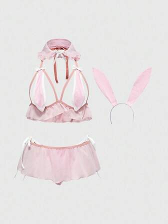 Kawaii sexy Hasen Dessous Set für Frauen