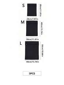1/3/6件黑色网袋洗衣袋家用机洗衣服洗衣袋内衣文胸洗衣袋洗衣网袋套装拉链春季简约夏季上衣 - 黑色 - 查看 10
