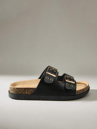 Solecia 女士时尚百搭休闲平底凉鞋