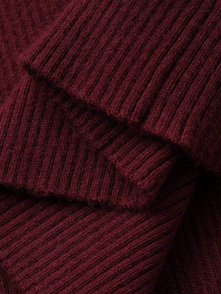 Tween Girls Hollow Out Crew Neck Sweater