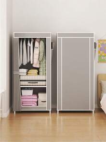 Closet Organizer With Multiple Shelves Large Capacity Storage Cabinet Spacious Hanging Space Sturdy Frame Easy Assembly Space Saving Solution For Bedroom Home Use