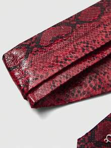 ROMWE Goth Corbatas de mujer - Rojo - Ver 3