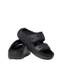 Crocs Classic Cozzzy Men's Sandals Black CR207446 - Black - View 2
