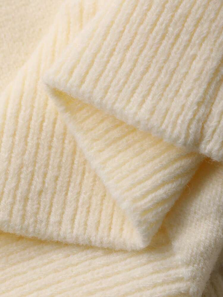 Teen Girls Casual Button Sweater