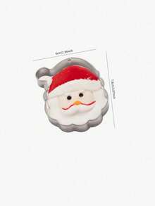 Cirelle Juego de 1 pieza de cortador de galletas y espátula de silicona de acero inoxidable con diseño de árbol de Navidad - Molde para hornear galletas DIY - Multicolor - Ver 10