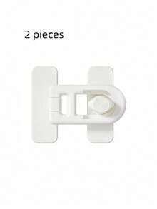 2 Pieces Universal Drill-Free Refrigerator And Freezer Door Locks,  Multi-Functional Buckles, Easy To Install, No Electricity Needed, No Batteries Required - Multicolor - View 9
