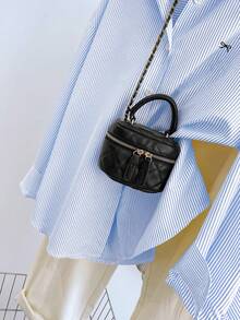 Resyla 女士休闲蝴蝶结图案前扣长袖衬衫，适合秋季、春季和夏季