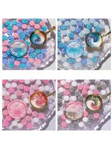 1颗随机向日葵形状混色封蜡珠，适用于蜡封印章，非常适合装饰卡片信封、婚礼请柬、礼品包装，返校季必备 - 彩色 - 查看 7