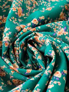 EMERY ROSE Đầm Maxi Cổ Chữ V Tay Dài Thanh Lịch Cho Nữ Cỡ Lớn, Trang Phục Xuân/Thu Cho Nữ - màu xanh lá - Xem 5