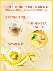 SlowSunday Ginger Massage Oil, Moisturize And Nourish The Skin, Body Care, For Valentine's Day, Valentines Gift, Valentines Day Gift, Ideal For Party - Clear - View 4