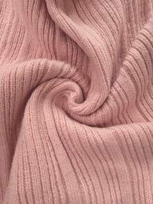 SHEIN Elenzya Women's Ruffled Lace Patchwork Knit Top - Pink - View 6