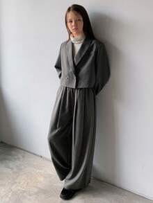 DAZY 少女秋季商务装 - 灰色 - 查看 7