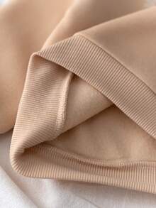 Loomiva 女婴花卉印花柔软针织圆领长袖套头衫