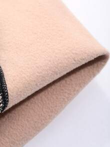 DAZY 女士纯色保暖舒适连裤袜，秋冬季 - 黑色 - 查看 3