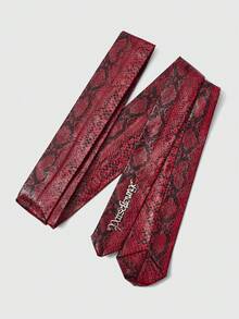 ROMWE Goth Corbatas de mujer - Rojo - Ver 2