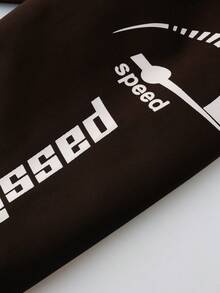 Manfinity Roghcode Men's Contrast Color Zip-Up Long Sleeve Jacket Motorsport Jacket Racing Shirt Race Jacket Racing Jacket Speed Jacket - Coffee Brown - View 7