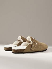 Solecia 女士休闲百搭通勤日常保暖平底鞋 - 駝色 - 查看 5