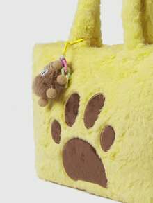 ROMWE Anime Women Shoulder Bags - Yellow - View 4