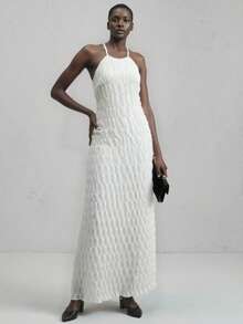 Maija Vestido de terciopelo bordado con lentejuelas para mujeres 2025