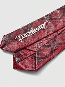 ROMWE Goth Corbatas de mujer - Rojo - Ver 4