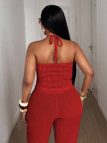 Maweii Damen Pullover in Hellrosa, Große Größen, mit Zopfmuster, Perlenketten, sexy und schlank, elegant, Partytop für Damen, hochwertiges Design, kurzer gestrickter Oberteil, Herbst und Winter, Damenbekleidung, Scandi Party Strick Cut-Out Y2K Party Top mit Glanz-Strick