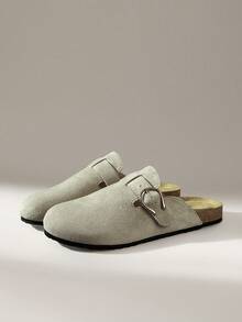 Solecia 女士休闲百搭平底鞋，适合通勤和日常穿着 - 淺灰色 - 查看 2