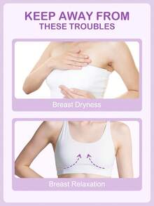 SlowSunday 胸部按摩精油，滋润滋养肌肤，身体护理，派对理想之选，适合夏季使用 - 無色 - 查看 2