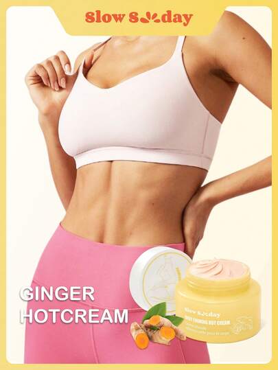 Slow Sunday Body Firming Hot Cream, Body Firming Cream, Enriched With Ginger & Coffee Extract, Weight Loss, Fat Burning Slimming, Massage, Flat Tummy Cream, Body Tightening Cream, Lifting And Firming Body Skin, Suitable For Abdomen, Buttocks, Arms And Thighs, Hot Cream Burns Fat, Cozy Winter Styles, Suitable For Winter, Y2K, For Valentine's Day, Valentines Gift, Valentines Day Gift, Ideal For Party