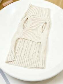 PETSIN 秋冬季宠物狗复古针织毛衣，适合中小型犬、泰迪、博美犬、比熊犬、英国风格