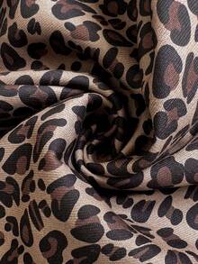 EMERY ROSE Women's Fashionable Velvet Leopard Print Suspender Dress - Multicolor - View 6