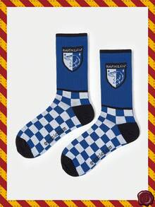 HARRY POTTER X SHEIN Calcetines tipo tripulación para mujer - Multicolor - Ver 1