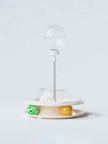 PETSIN 1 Cat Toy With Rotating Food Dispenser; A Wand To Tease The Cat; A Spring Toy For Cats; A Self-Entertainment Toy To Relieve Boredom Pets; Pet Supplies. - Multicolor - View 17