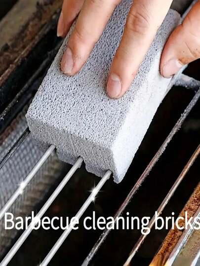 Bloque de piedra mágica para limpiar parrillas de barbacoa, cepillo de limpieza para barbacoa, accesorios de herramientas de barbacoa para camping al aire picnic