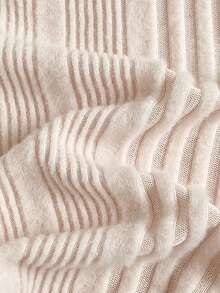 Loomiva 4pcs Baby Boy Cartoon Horse Pattern Knit Soft Round Neck Long Sleeve Half-Zip Pullover Top & Elastic Waist Pants Set - Multicolor - View 7