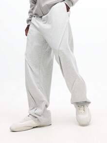 SUMWON Men Sweatpants,Men's Loose-Fitting Sport Casual Pants, Cotton Fabric, Ideal For Home Relaxation, Fitness, And Casual Gatherings