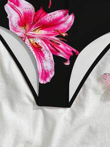 SHEIN Bikini dây mảnh in họa tiết hoa dành cho bé gái tuổi teen, Đồ bơi xuân/hè cho bé gái Đồ bơi hoa dâm bụt đen in hoa Bikini hoa đen cho bé gái Đồ bơi hoa đen kèm hoa hồng Bộ bikini hoa đen hồng Đồ bơi hoa đen kèm hoa hồng cho bé gái Đồ bơi hoa dâm bụt cho bé gái Bộ đồ tắm hoa đen cho bé gái Bộ bikini hoa đen cho bé gái Bộ đồ bơi hoa đen cho bé gái Bộ đồ bơi hoa hồng cho bé gái - Nhiều màu - Xem 5