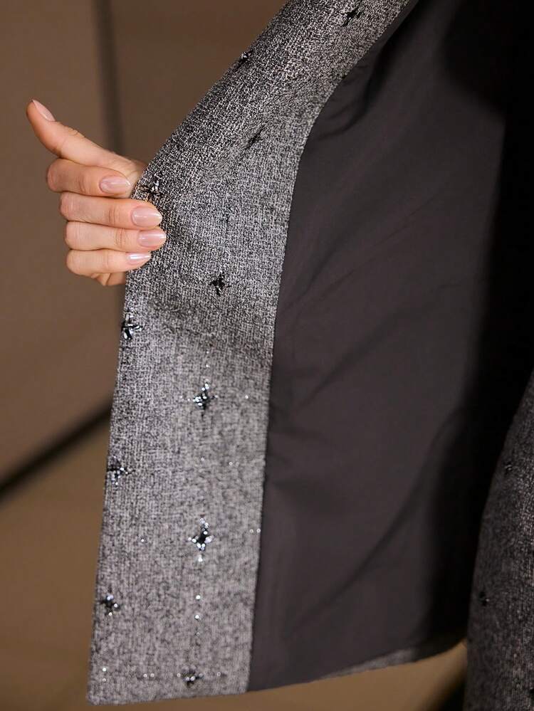 WOMEN'S STRUCTURED LOOSE FIT BLAZER, AUTUMN/WINTER