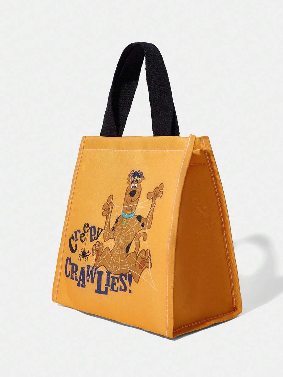 SCOOBY-DOO X SHEIN 返校时尚保温午餐袋，实用包，午餐袋，冷藏袋，春夏 - 彩色 - 查看 1